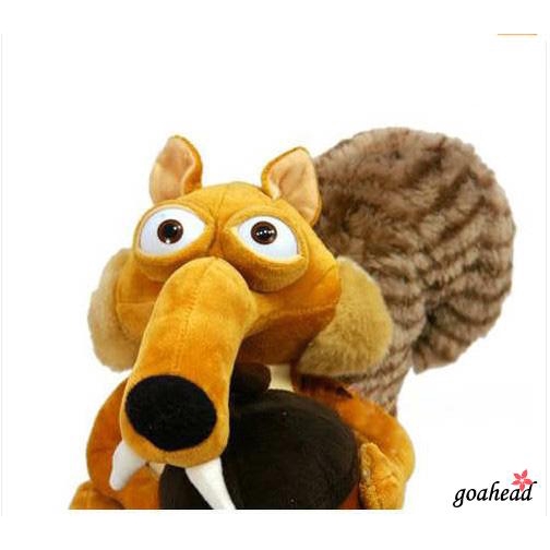 ☞❀❤♕GOAKids Baby Toy Animal Doll Ice Age 3 SCRAT Squirrel Stuffed Plush Toy Gift 7 inch