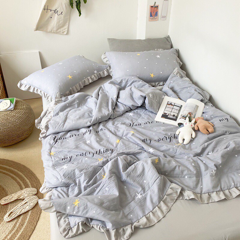 Set đũi chăn trần mùa hè