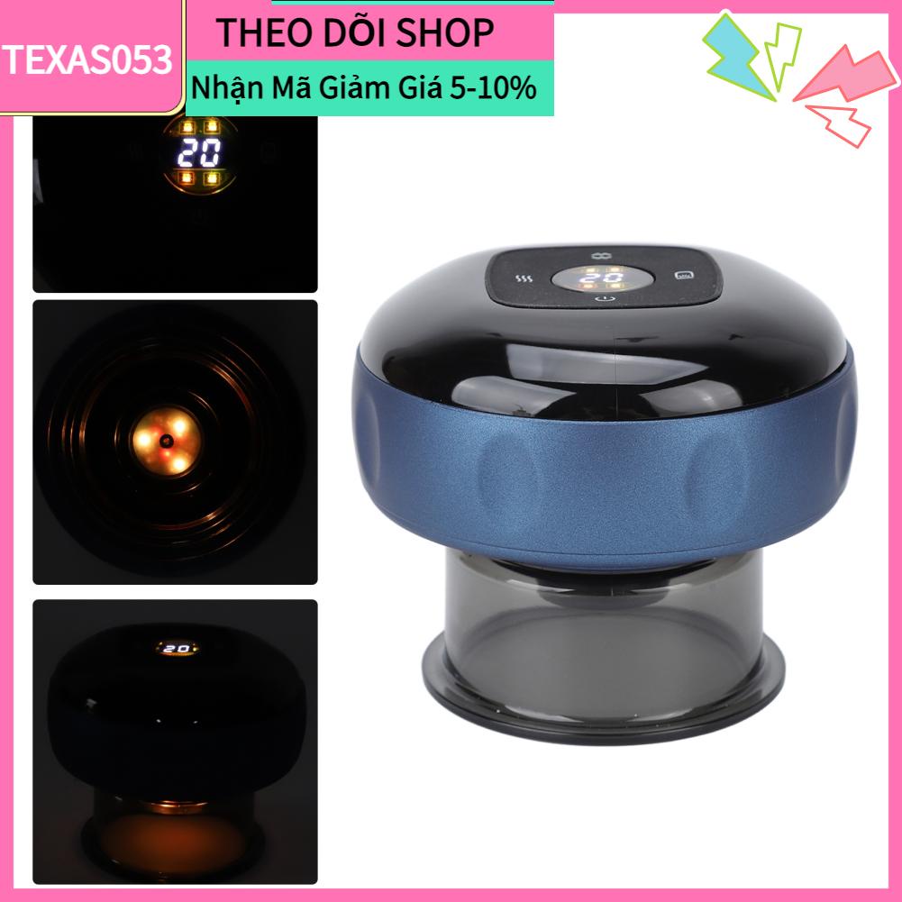 [Hàng HOT] Máy massage giác hơi Suolaer hoạt động bằng điện Giảm Mệt Mỏi 12 Chế Độ Thông Minh【Texas053】