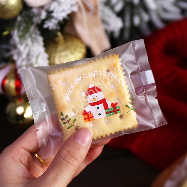 100 Túi bánh quy mờ Merry Christmas/ TB52