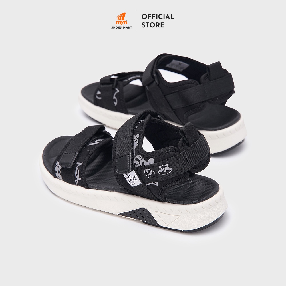 Sandal ZX Unisex 2726 Raccoon Black xăng đan 2 quai đế Phylon 3 lớp
