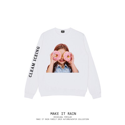 Áo Sweater Make It Rain Heybig - GIRL FACE DONUT
