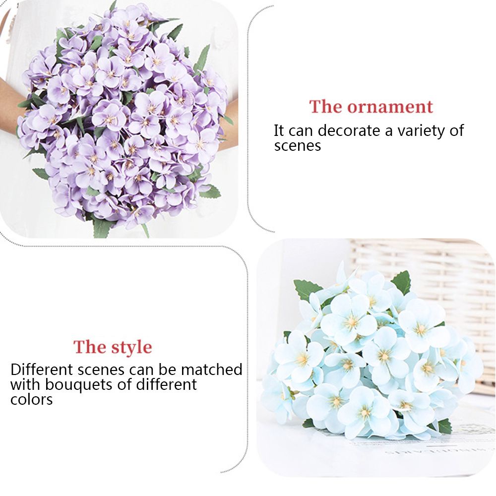 CONOPERY Bó hoa thu hải đường nhân tạo nhiều màu sắc dùng trang trí DIY tiện lợi