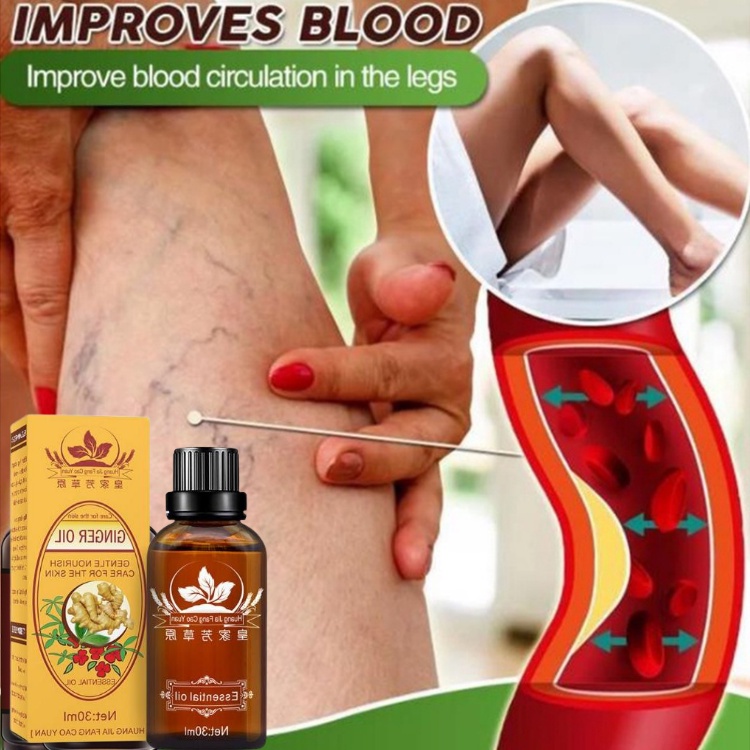 Tinh Dầu Gừng Hailicare 100% Giúp Giải Độc Tố Da