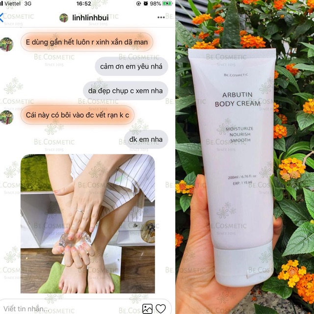 [Mã SKAMLTSM9 giảm 10% đơn 99K] Kem dưỡng trắng body Arbutin | BigBuy360 - bigbuy360.vn