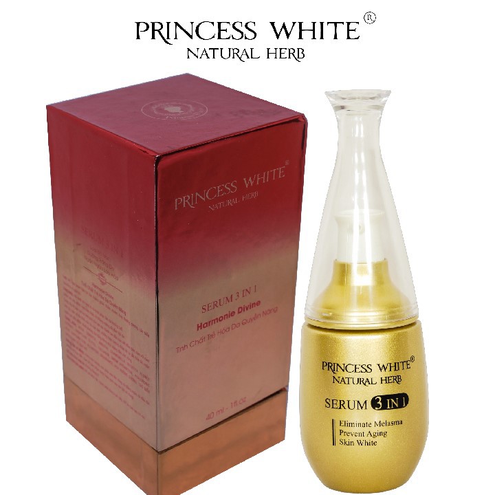 SET 5 SERUM 3IN1 PRINCESS WHITE 40ML | BigBuy360 - bigbuy360.vn
