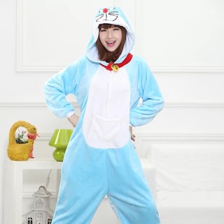 Pijama hình thú bông doremon