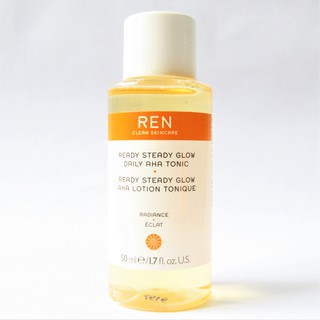 BẢN NỘI ĐỊA MỸ Toner Tẩy Da Chết, Tái Tạo Da REN READY STEADY GLOW DAILY AHA TONIC 50ml