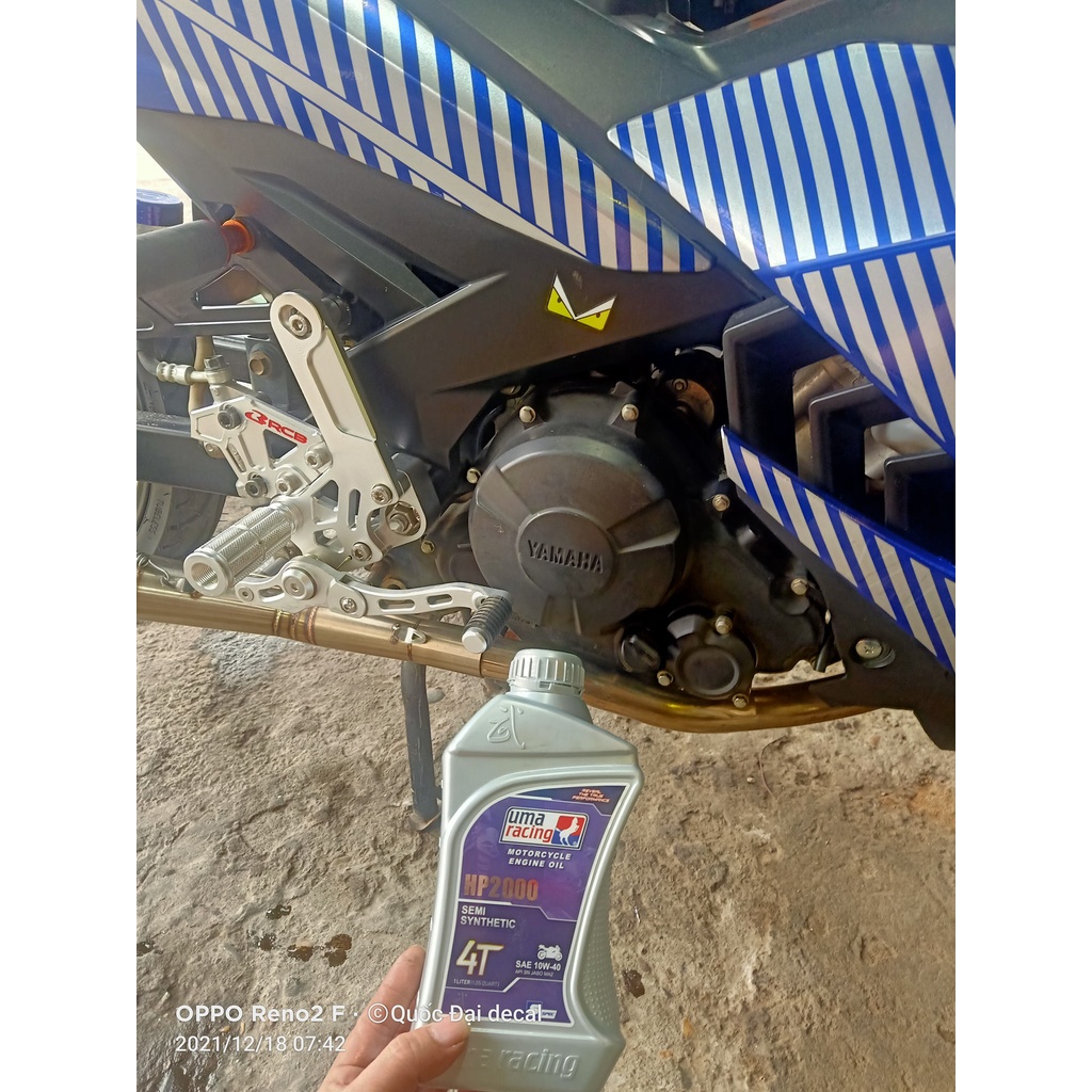 Dầu nhớt động cơ Uma Racing Chính hãng dành cho xe số, xe ga 10W30 10W40 10W50 Hp200 Hp 3000 exciter, winner, wave, sh
