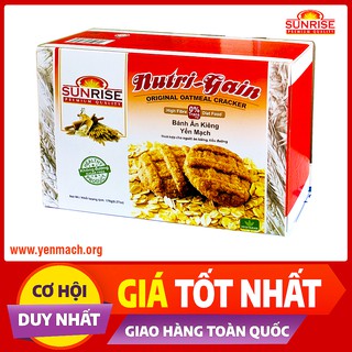Bánh ăn kiêng yến mạch nguyên chất Sunrise 178g - Nhập khẩu chính ngạch từ Malaysia