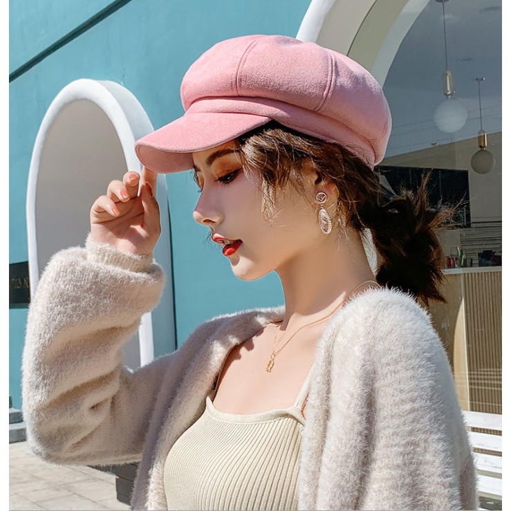 MŨ NỒI BERET LƯỠI TRAI DA LỘN PK 247