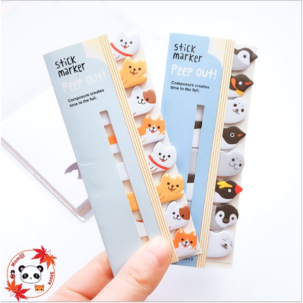 Bookmark Kẹp đánh dấu sách các bé pet đáng yêu (Nhiều mẫu)