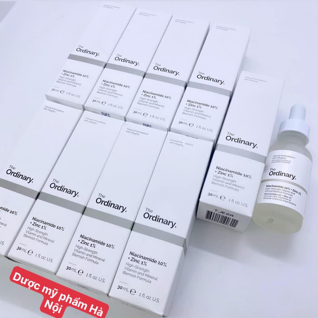 Serum Ordinary ngừa mụn sáng da, se khít lỗ chân lông Niacinamide 10% + Zinc 1% | BigBuy360 - bigbuy360.vn