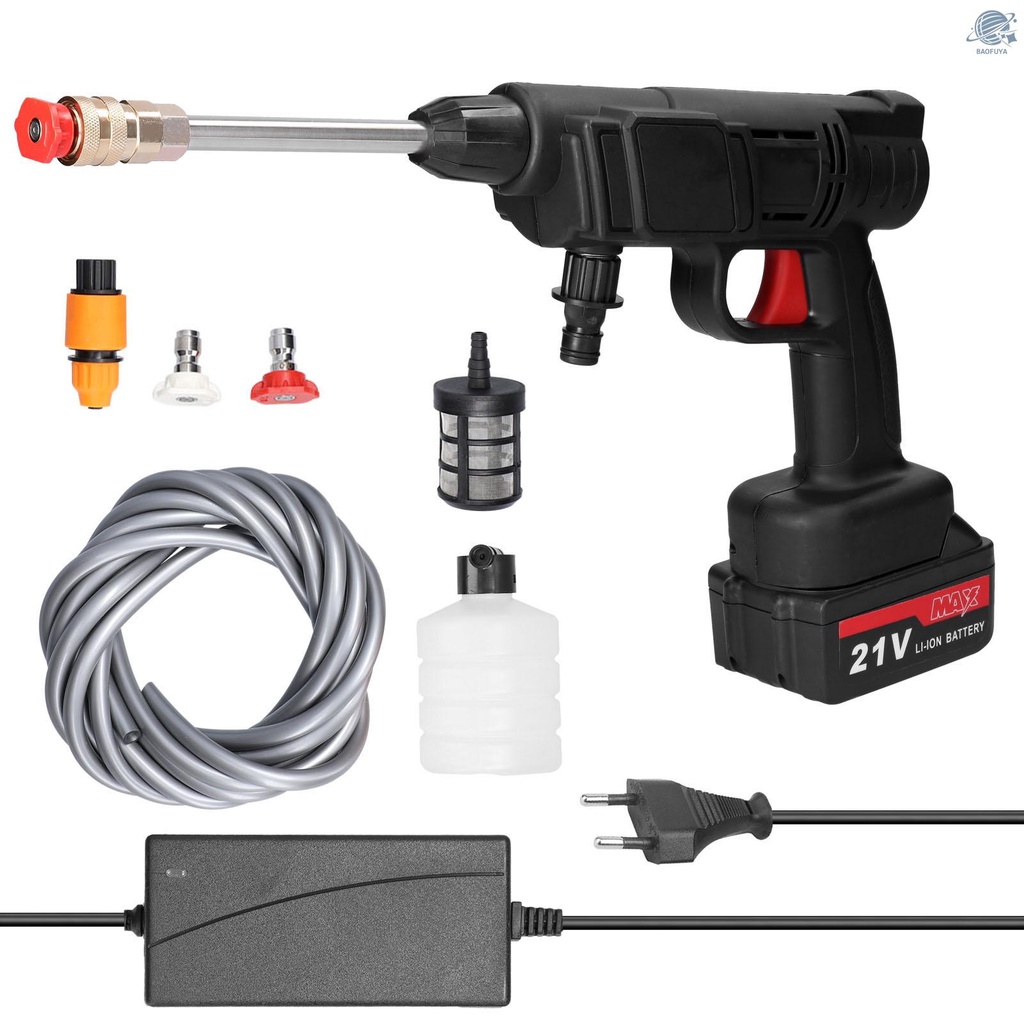 Máy rửa xe hơi áp suất cao kèm bình đựng chất lượng cao