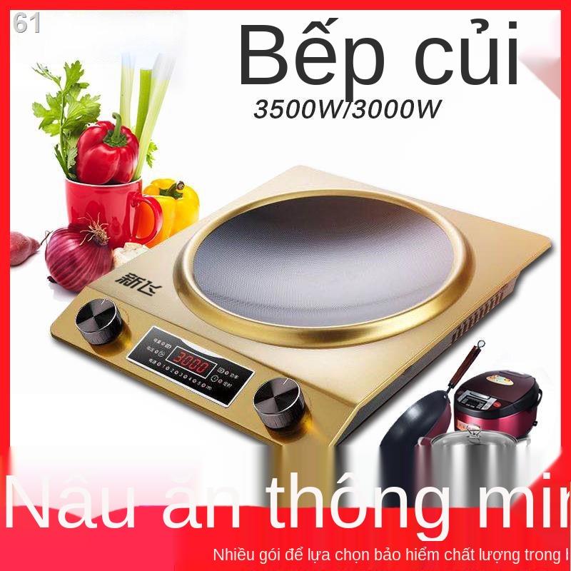 Ychính hãng Tân Phì mặt lõm bếp từ gia dụng công suất 3500W Chảo bếp pin lõm tích hợp đa chức năng Gói 3000W