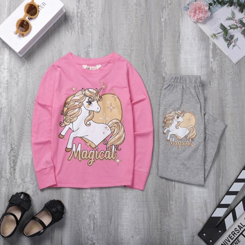 ❤️❤️ Giá siêu rẻ ❌ Bộ dài tay bé gái cotton xuất size đại 18-42kg