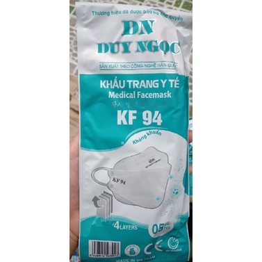 Khẩu trang KF94 - túi 5 cái Duy Ngọc (combo 2 túi)