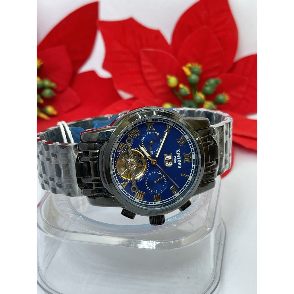 Đồng Hồ Nam Chạy Cơ (AUTOMATIC),Size 41mm, Chống Nước, Chống Xước Sinh Hoat [ Bảo Hành 3 Năm]