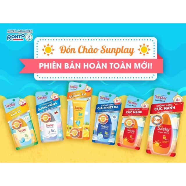 Kem chống nắng Sunplay dành cho mặt hoặc toàn thân