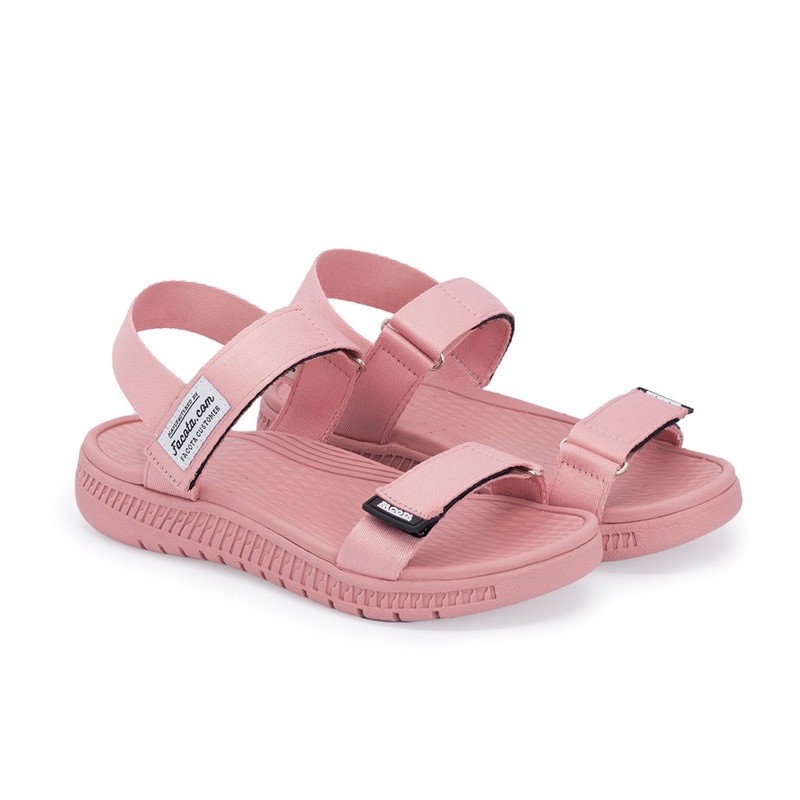 [Mã FASHIONT4WA2 giảm 10k đơn từ 50k] Giày Sandal Nữ Quai Ngang Cao Cấp Công Nghệ Từ Nhật Full Hồng Facota SDN05