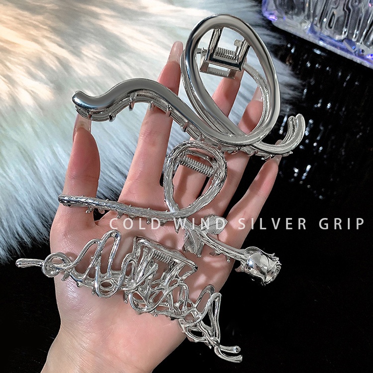 Kẹp Tóc Kim Loại Hình Nơ Đính Ngọc Trai Đơn Giản Cho Nữ