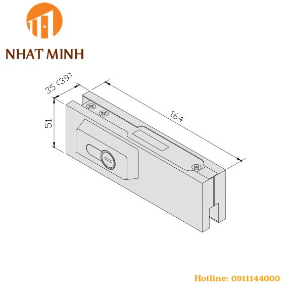 Kẹp khóa nền GMT PUS-010