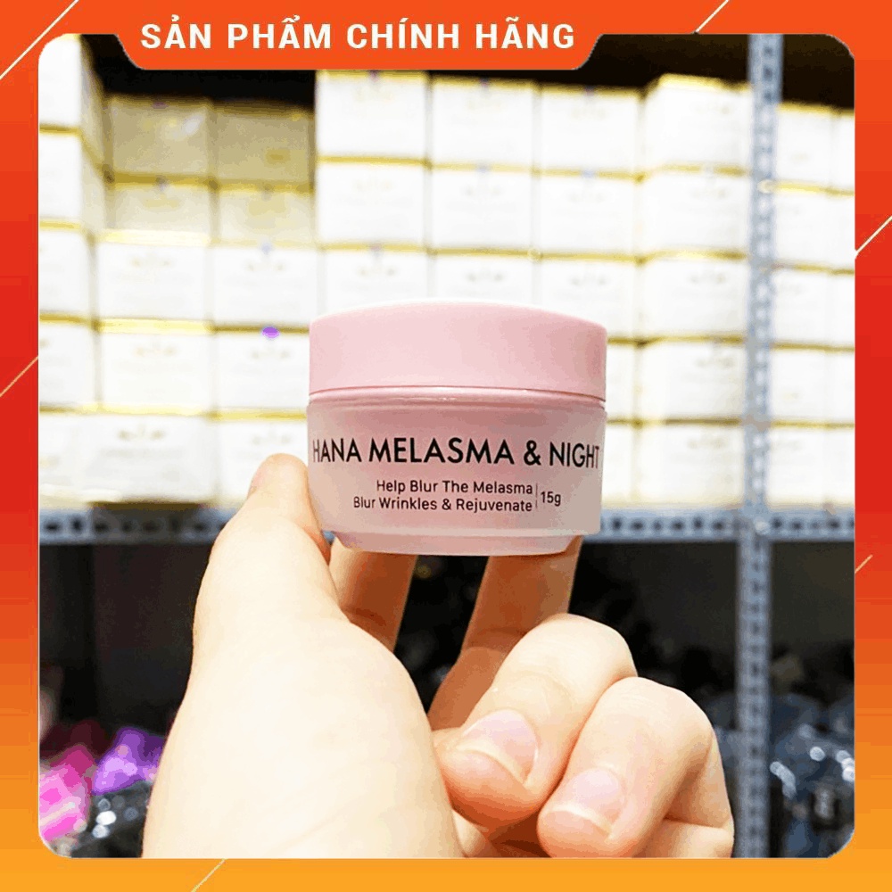 [Chính hãng] Kem nám đêm Hana Melasma &amp; Night Mini Hanayuki - 8936205370032