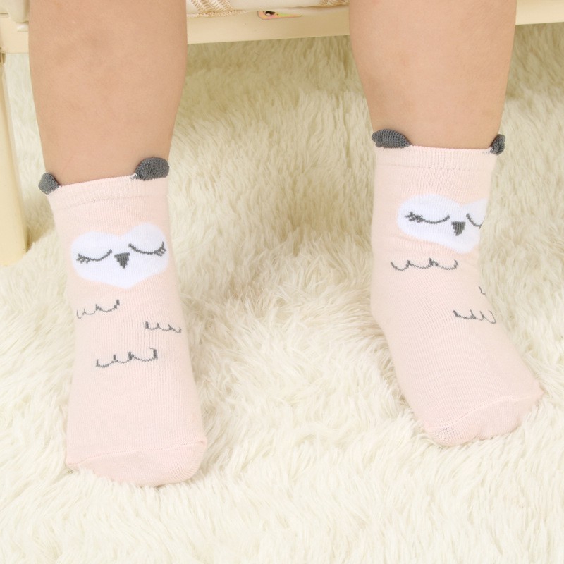 Vớ cotton chống trượt cho bé sơ sinh