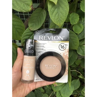 [Siêu Rẻ]Bộ kem nền và phấn nền Revlon tông sáng