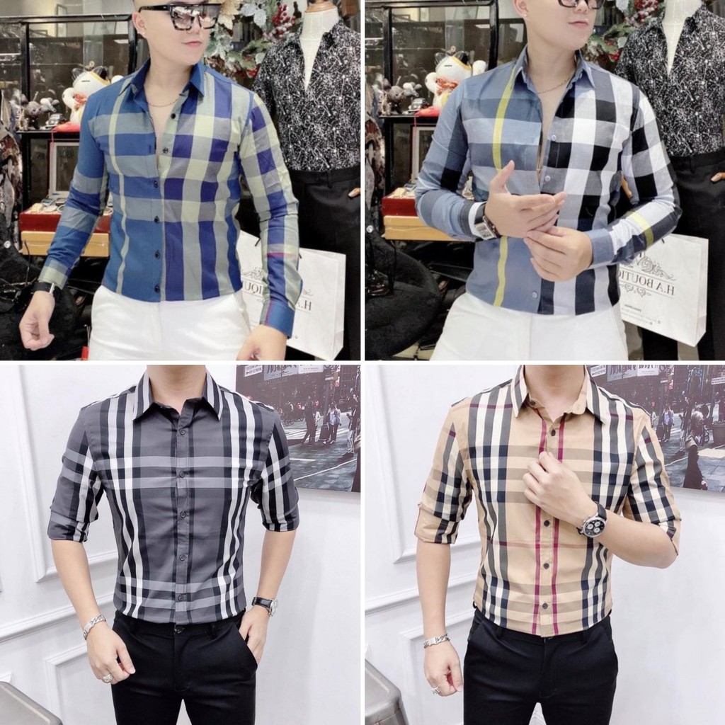 [SIÊU PHẨM]💥Áo sơ mi nam dài tay ❤️FREESHIP❤️ áo sơ mi kiểu hàn quốc kẻ sọc caro họa tiết đẹp chất lụa thời trang
