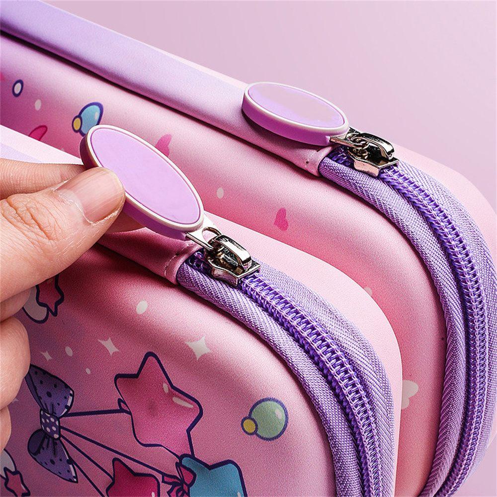 Hộp Đựng Bút EVA Ba Ngăn Sức Chứa Lớn Dành Cho Học Sinh Nữ