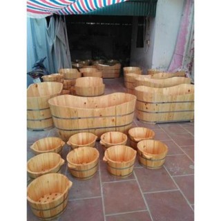 THÙNG TẮM GỖ thông Nhập Khẩu