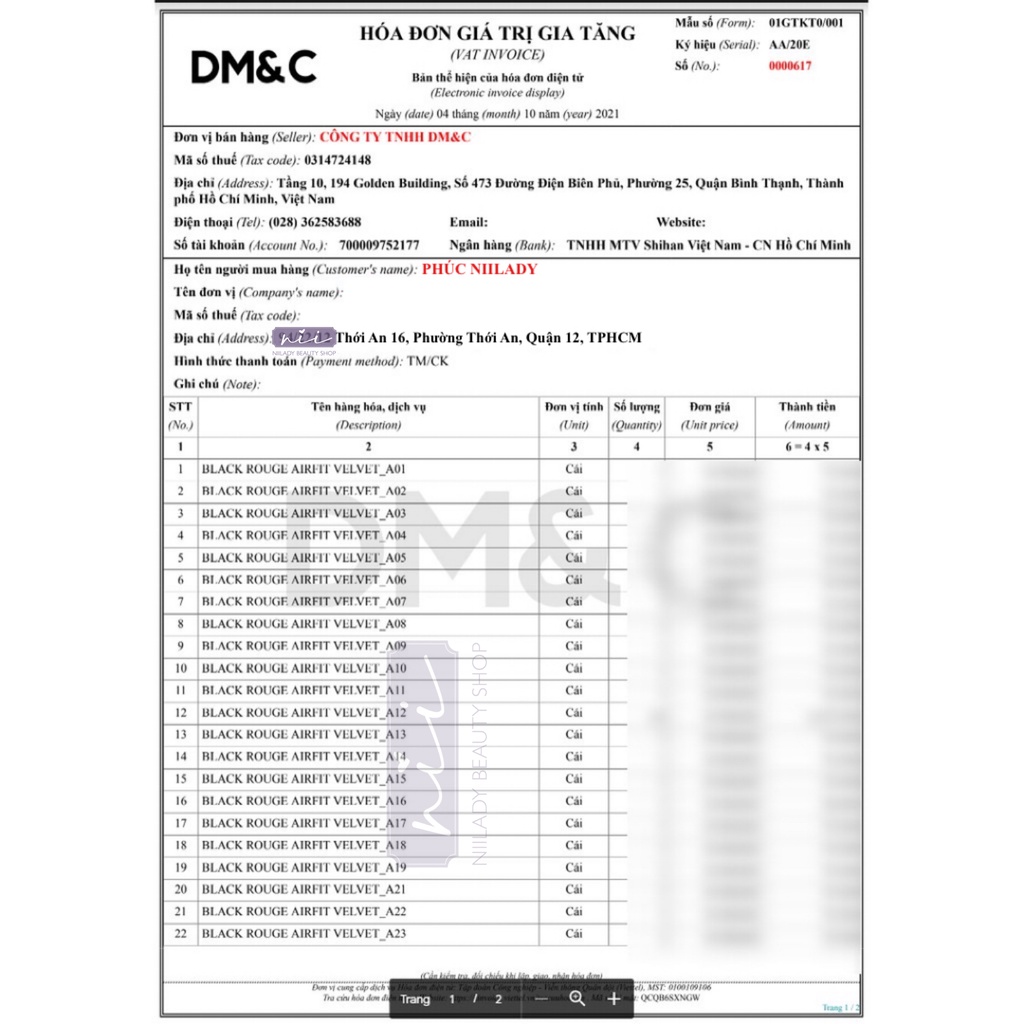 (A01 đến A45) Son Air Fit Velvet Tint | BigBuy360 - bigbuy360.vn