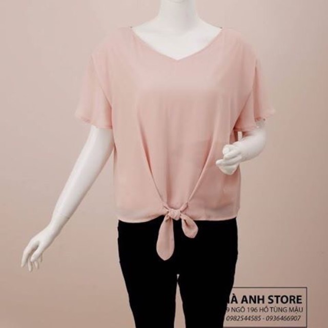 Áo sơ mi xuất Nhật, nơ buộc