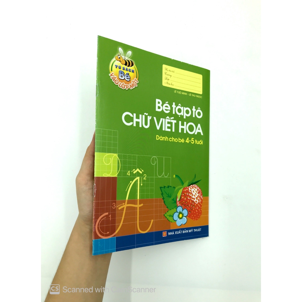 Sách - Tủ Sách Cho Bé Vào Lớp 1 - Bé Tập Tô Chữ Viết Hoa - Dành Cho Bé 4-5 Tuổi