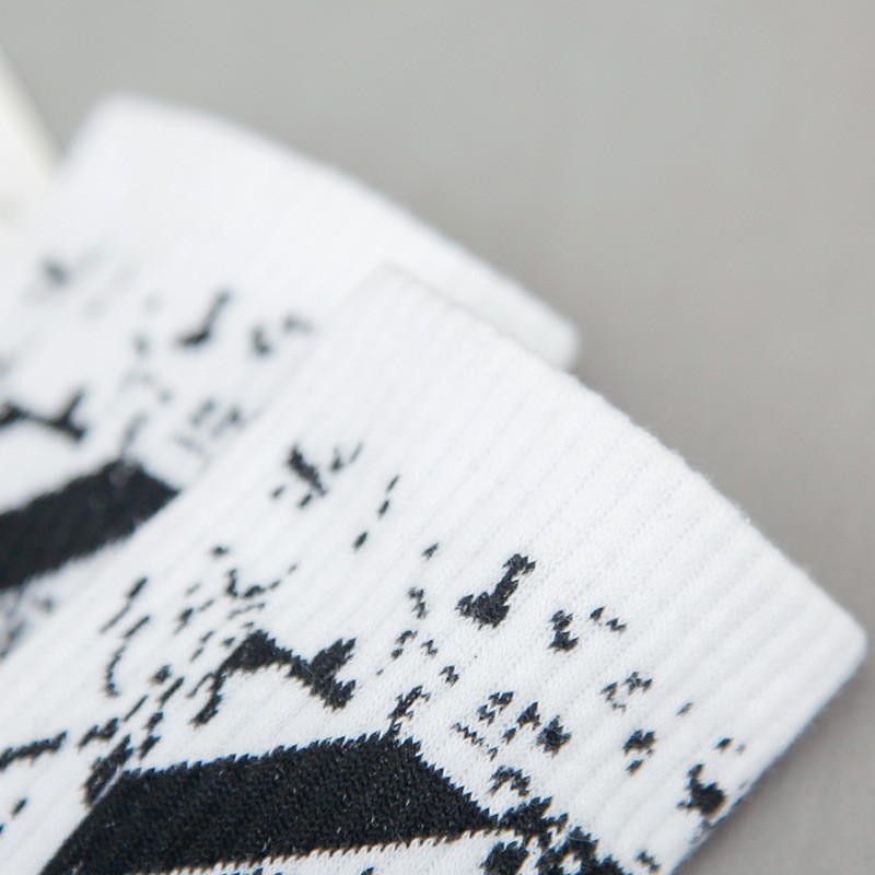 Tất Nam Off White Cao Cổ - Vớ Unisex phong cách trẻ trung năng động - T049