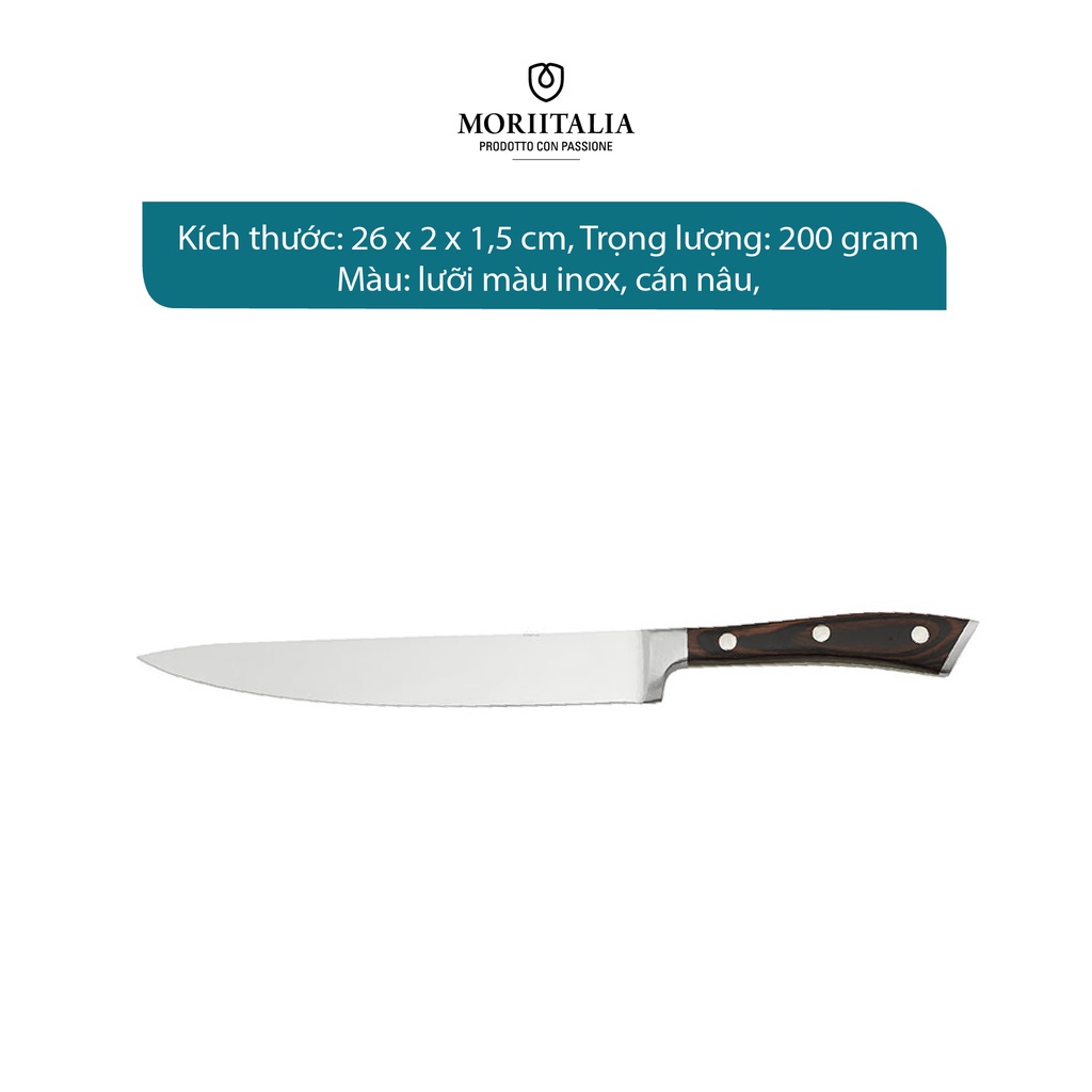 Dao đa năng Delaware đẹp siêu bén không gỉ Moriitalia 3000389