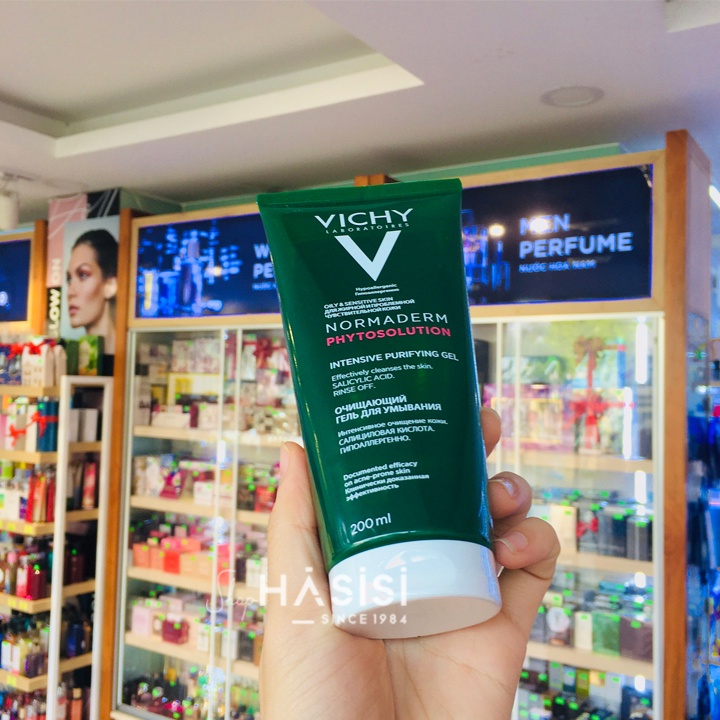 Gel Rửa Mặt Cho Da Dầu Mụn, Làm Sạch Sâu Giảm Bã Nhờn  NORMADERM PHYTOSOLUTION  INTENSIVE PURIFYIN GEL 200ml