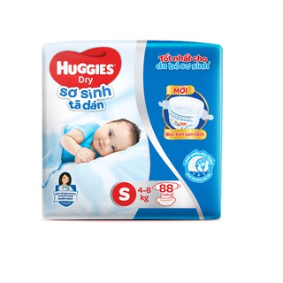 Tã dán sơ sinh Huggies Dry S88