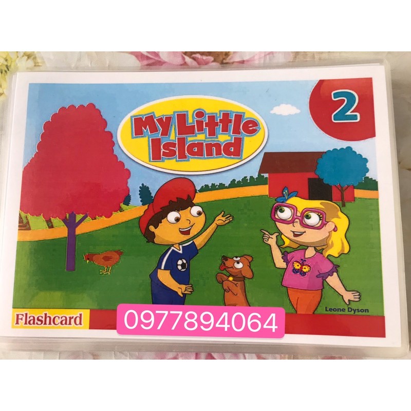 Thẻ My Little Island 2 - ép plastics  bền đẹp ❤️giáo cụ đồ dùng dạy học cần thiết cho giáo viên dạy Tiếng Anh☘️