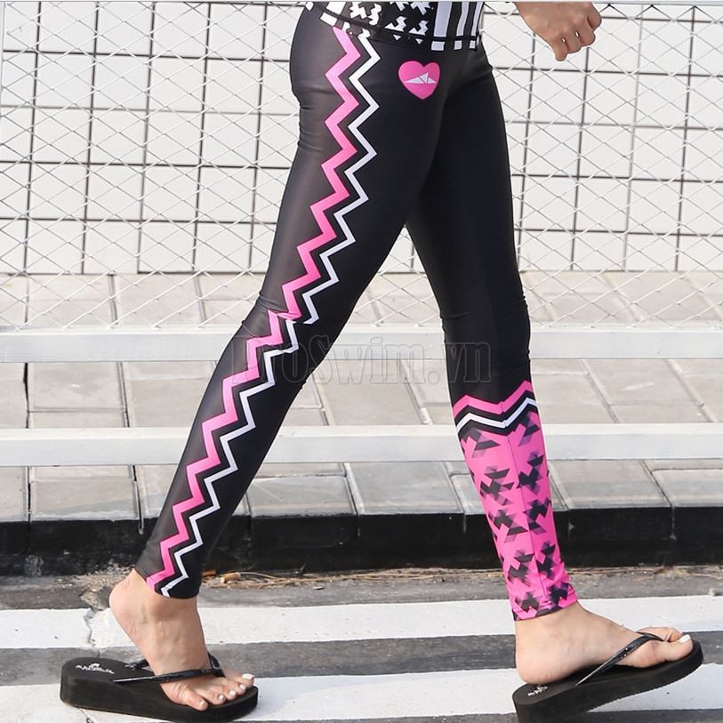 Quần Bơi Nữ dài tới gót D77 Đen | BigBuy360 - bigbuy360.vn