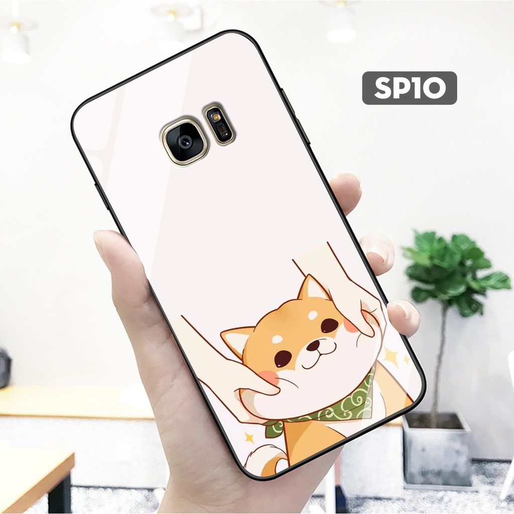 [ Ốp lưng  kính - Ốp điện thoại Samsung ] Ốp điện thoại mặt lưng kính cường lực Samsung S7 - Samsung S7 EDGE