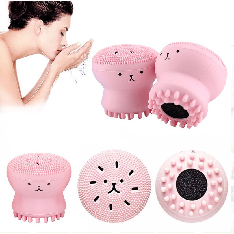 Cọ mát-xa làm sạch sâu hình bạch tuộc đáng yêu cho da mặt | BigBuy360 - bigbuy360.vn