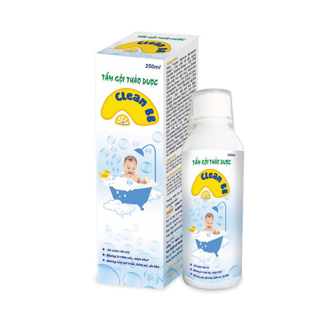 Tắm gội thảo dược clean bb
