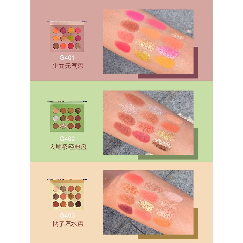Bảng phấn mắt GOGOTALES nhiều màu sắc chuyên dụng cho trang điểm | BigBuy360 - bigbuy360.vn