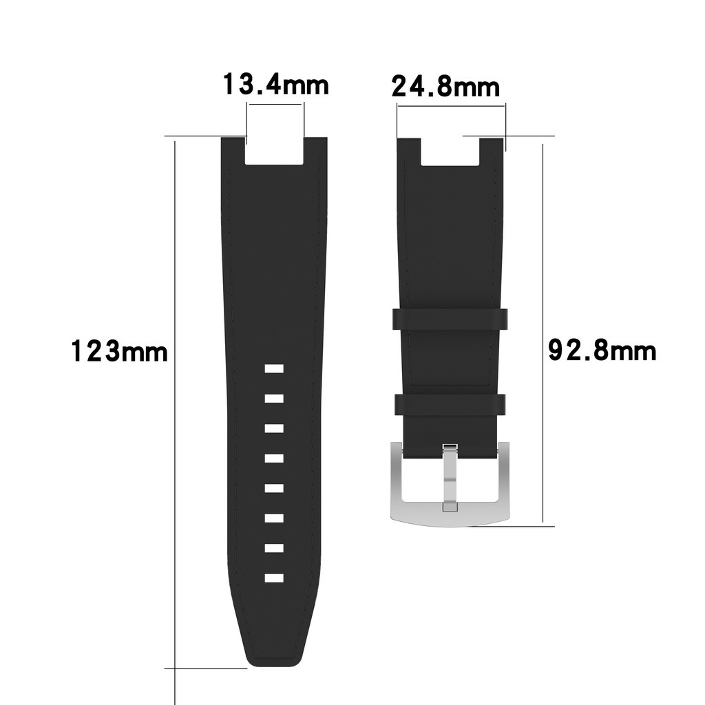 Dây đeo thay thế chất liệu da màu trơn cho Xiaomi Huami Amazfit T-Rex Trex A1918