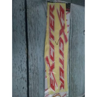 bộ tem decal chữ nổi exciter