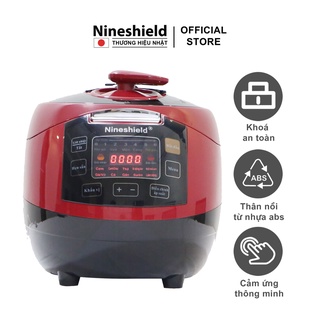 Nồi cơm điện tử nồi áp suất 8 nồi đa chức năng nấu cơm, hầm gà Nineshield dung tích 5L - KB1006