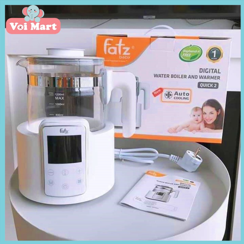 CHÍNH HÃNGMÁY ĐUN VÀ HÂM NƯỚC ĐIỆN TỬ CHÍNH HÃNG FATZ BABY - QUICK 2 - FB3508CY