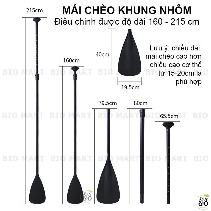 Ván chèo SUP bơm hơi, nhiều mẫu mã, dễ di chuyển, chắc chắn, phù hợp chèo sông, hồ, biển